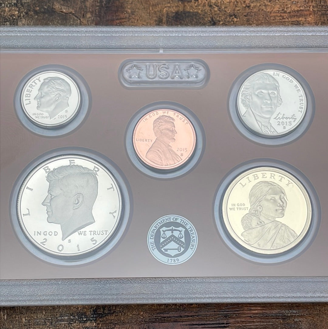 2015 - 14 Coin Proof Set in OGP