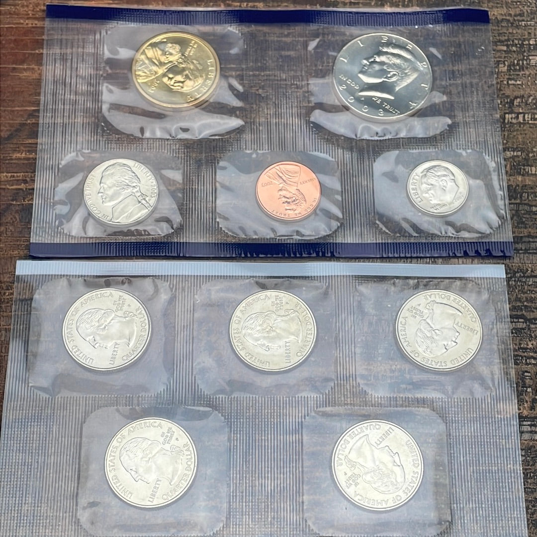 2003 Mint Set in Envelope