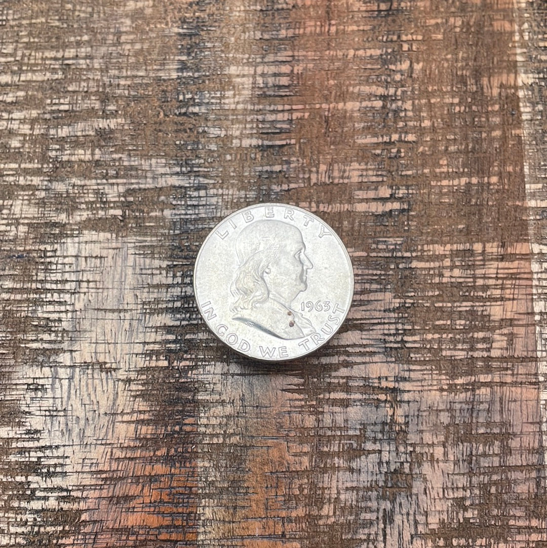 1963-D 50C US Franklin Half Dollar