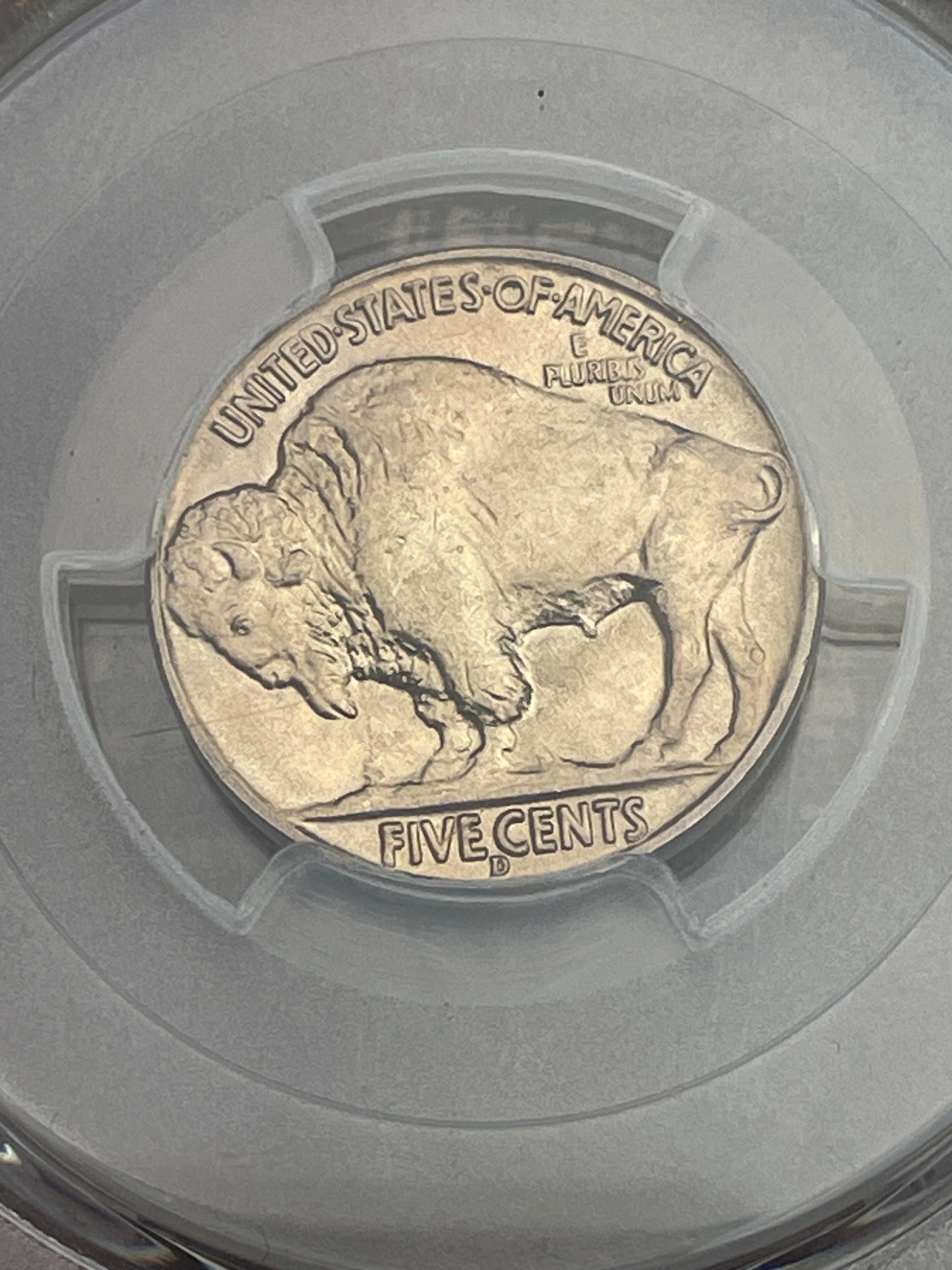 1938-D US 5C Buffalo Nickel RPM PCGS MS67