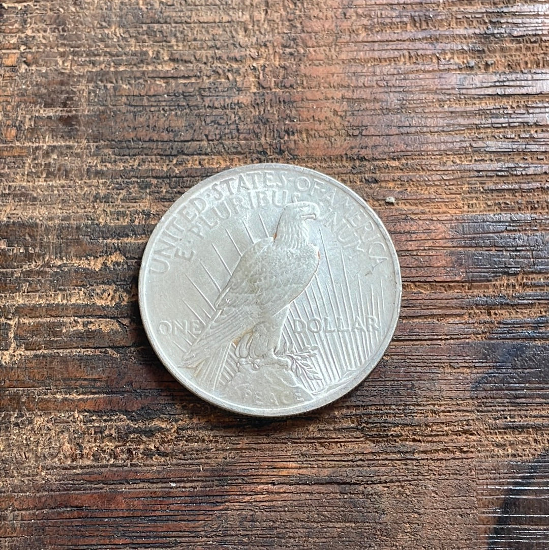 1923 $1 US Silver Peace Dollar