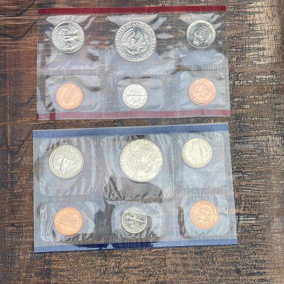 1996 Mint Set no Envelope no "W" Dime
