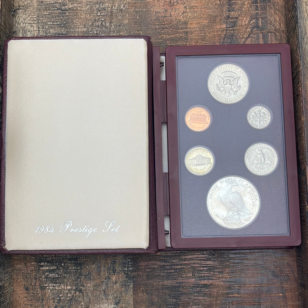 1984-S US Mint Olympic Prestige Set 6 Proof Coins in OGP