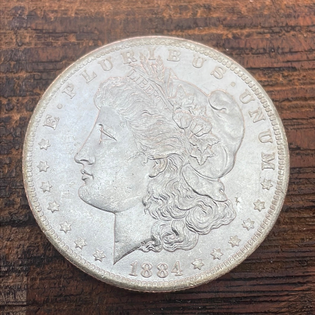1884-O $1 US Morgan Silver Dollar Uncirculated