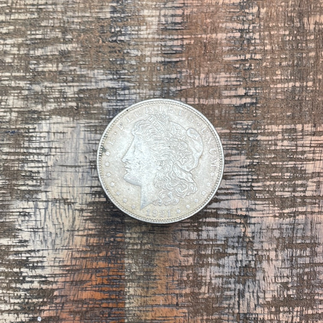 1921 $1 US Morgan Silver Dollar