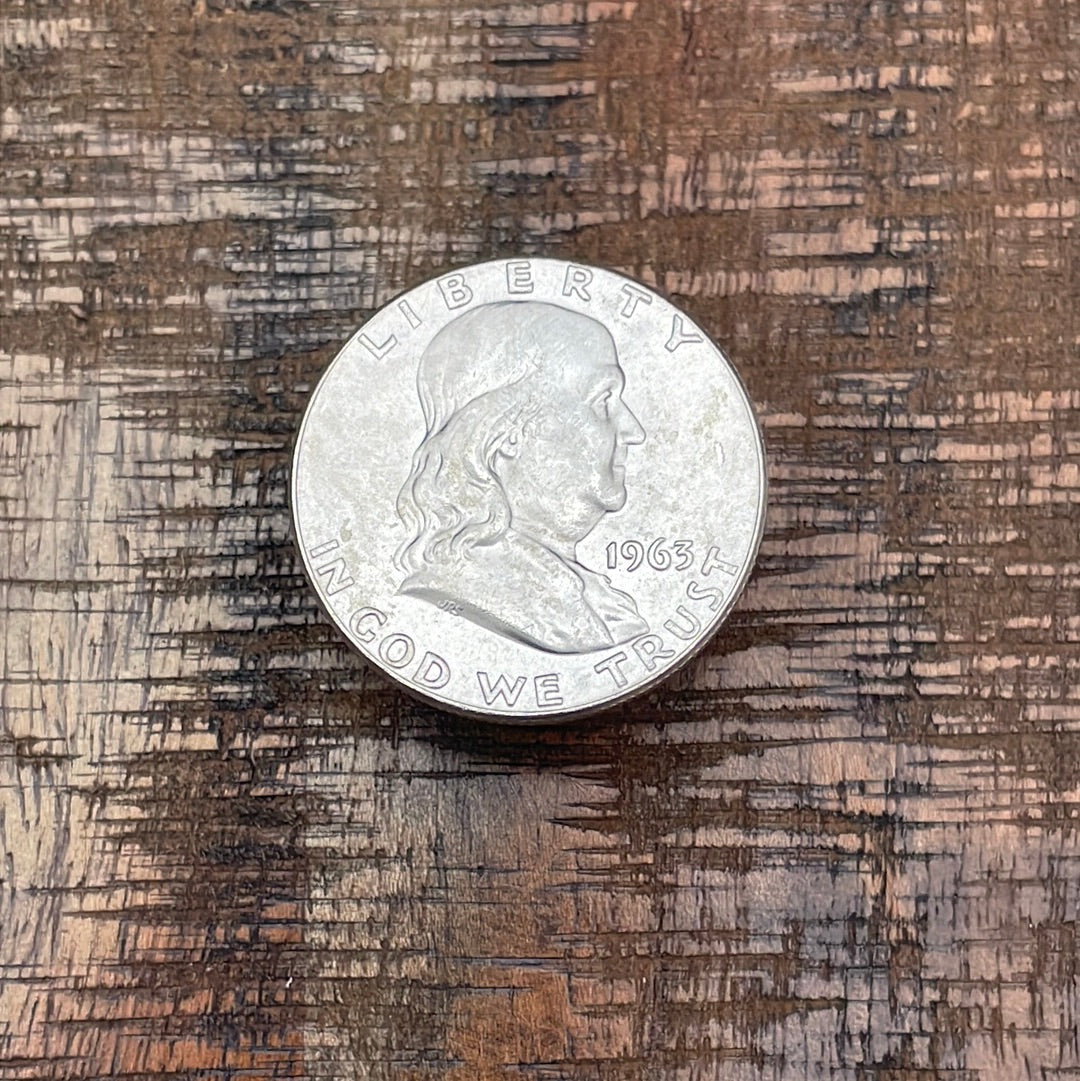 1963 50C US Franklin Half Dollar