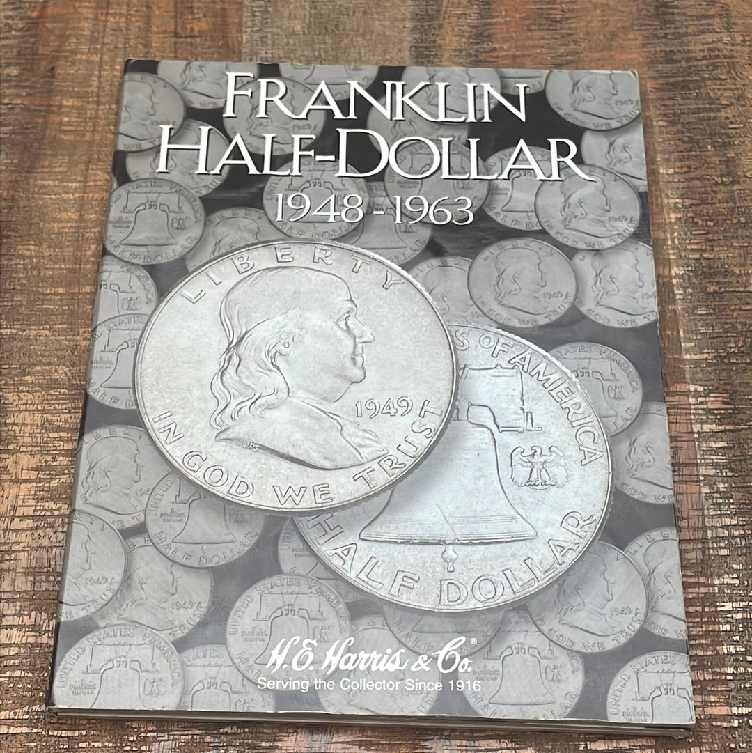 1948-1963 50C US Franklin Half Dollar Complete Book~1955 BUGS BUNNY