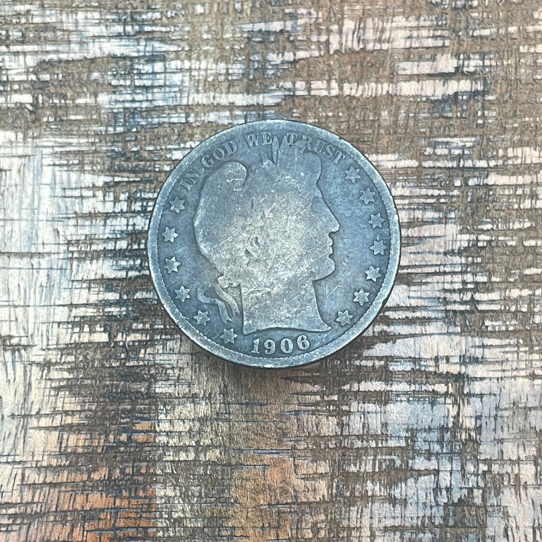 1906-O 50C US Barber Half Dollar