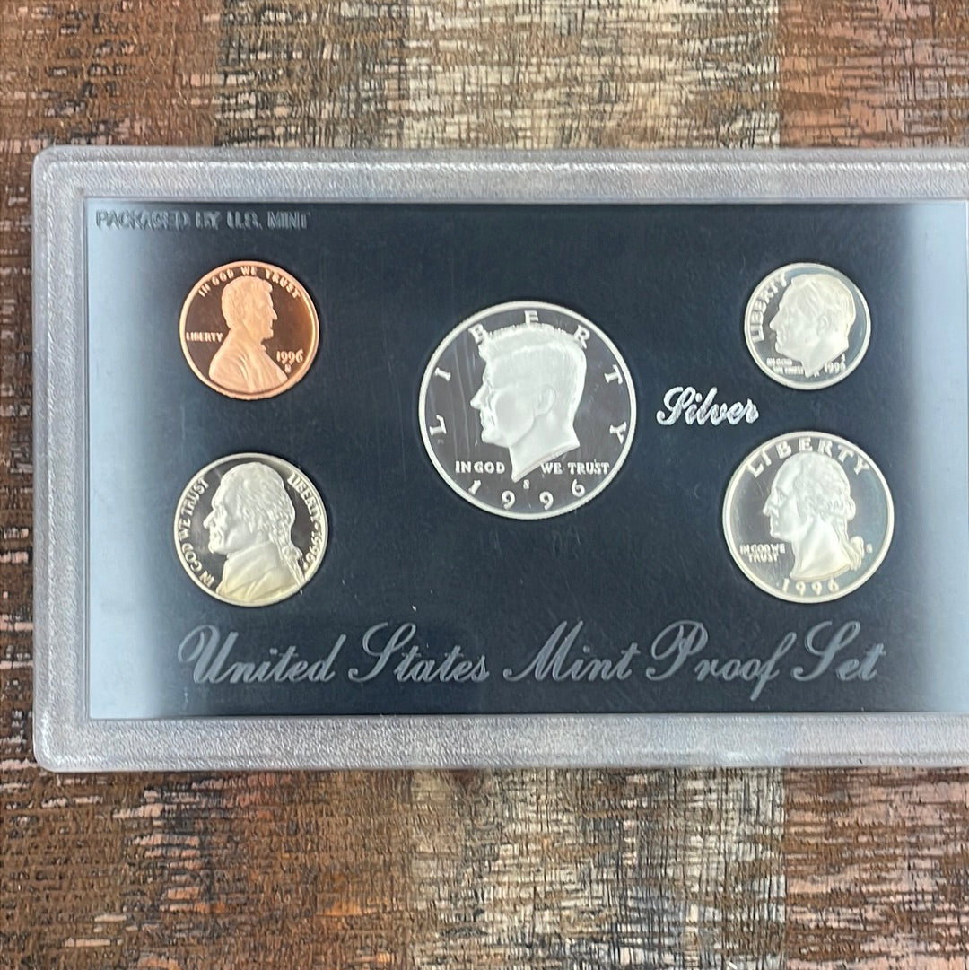 1996-S Silver Proof Set no BOX