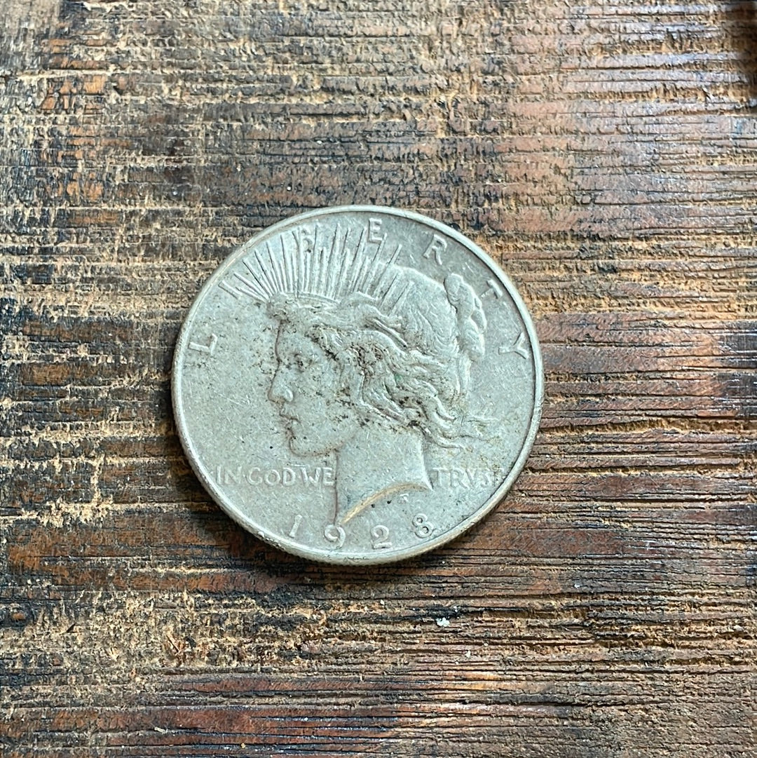 1928-S $1 US Silver Peace Dollar
