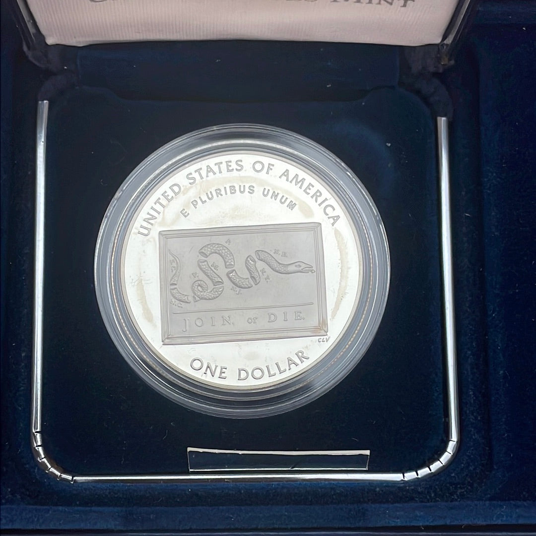 2006 $1 US Benjamin Franklin Scientist Silver Dollar- Proof Coin in OGP