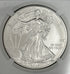 2014-W $1 American Silver Eagle ~ Burnished ~ NGC graded MS70