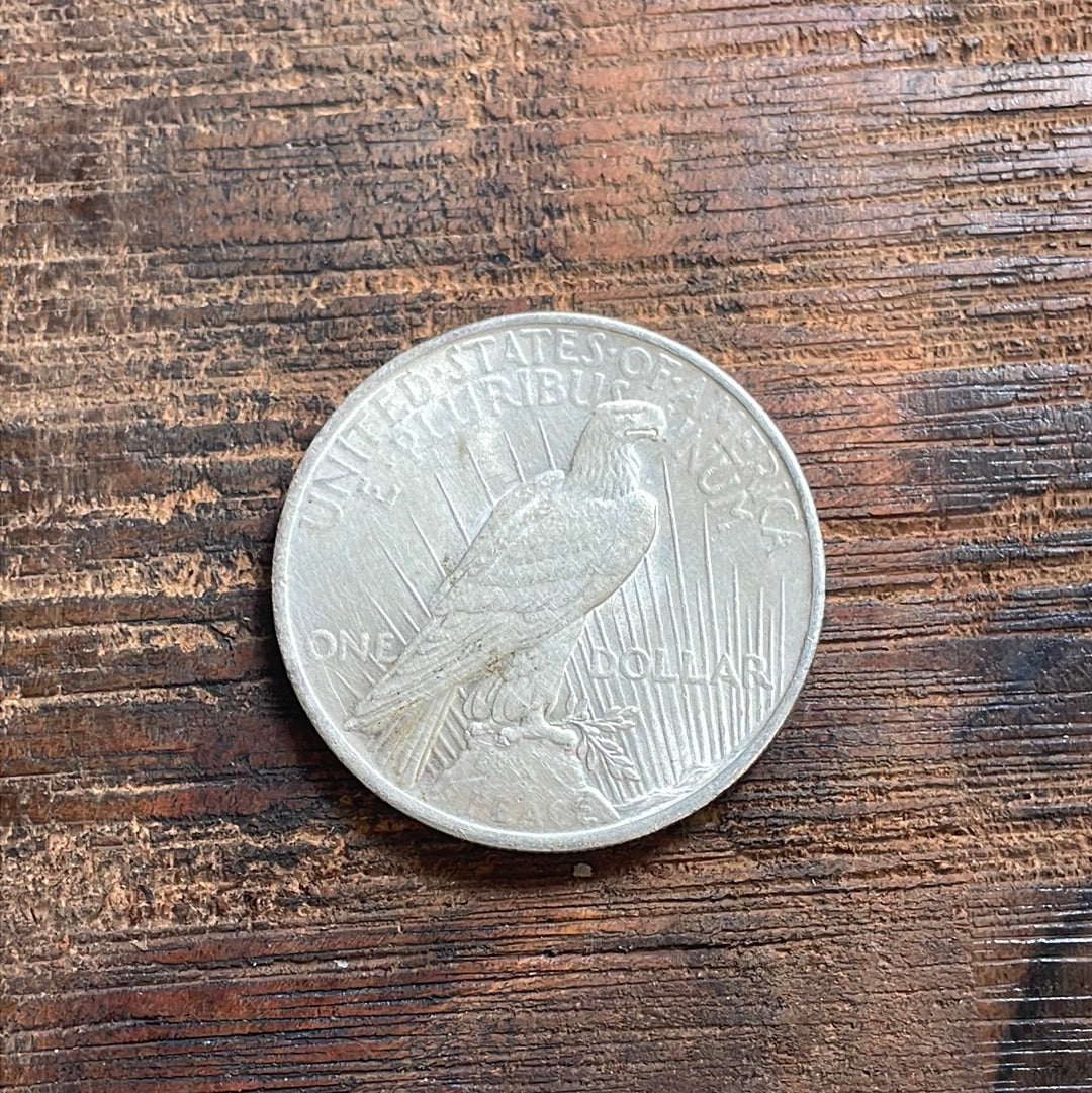 1923 $1 US Silver Peace Dollar
