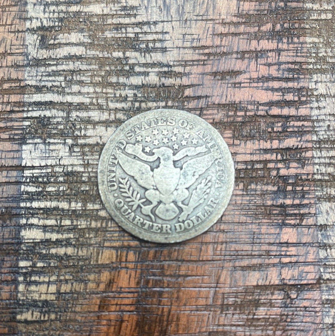 1899 25C US Barber Quarter