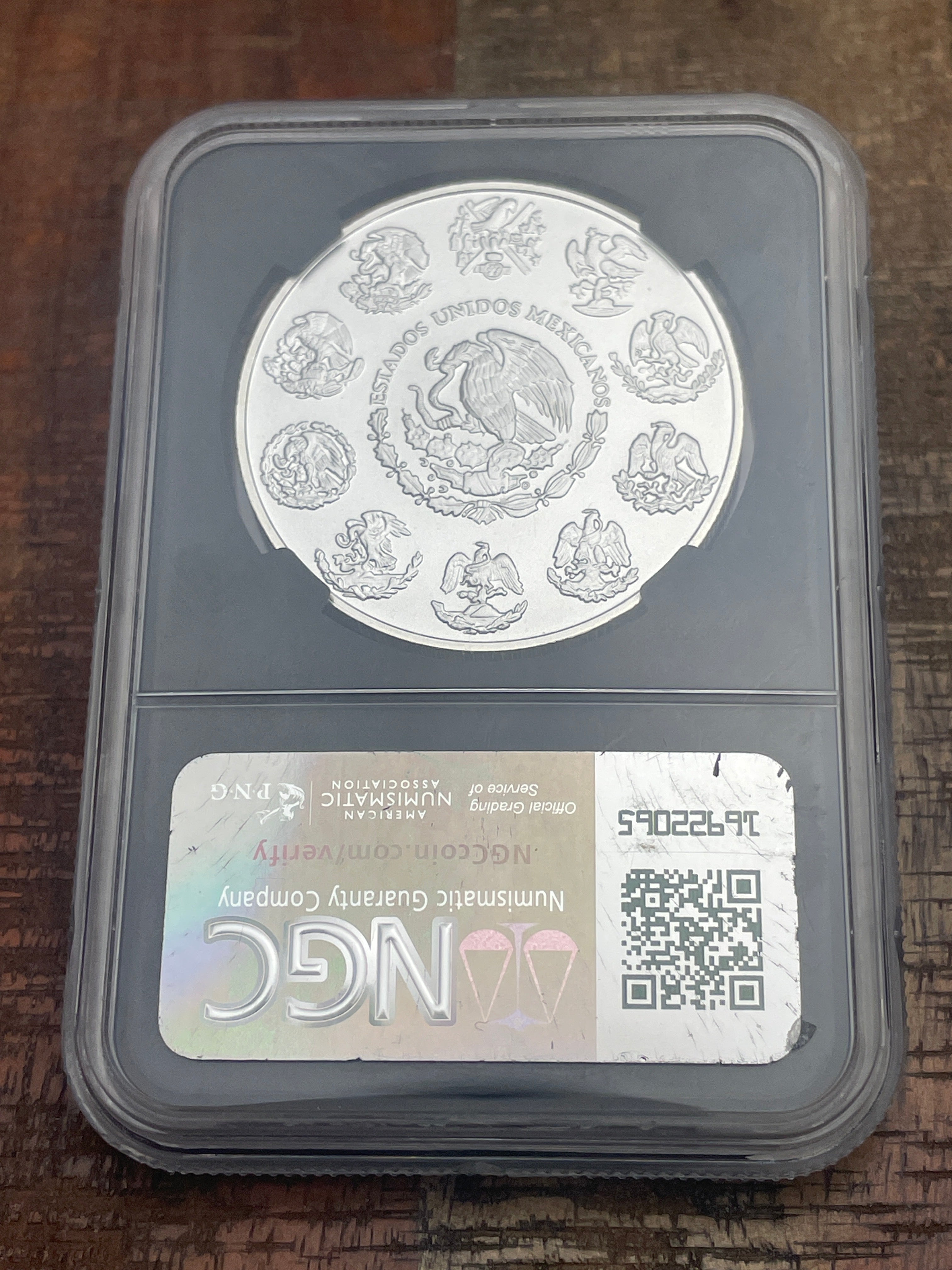 2024 Mo Mexico 1 Onza Libertad 1oz .999 Silver NGC MS69