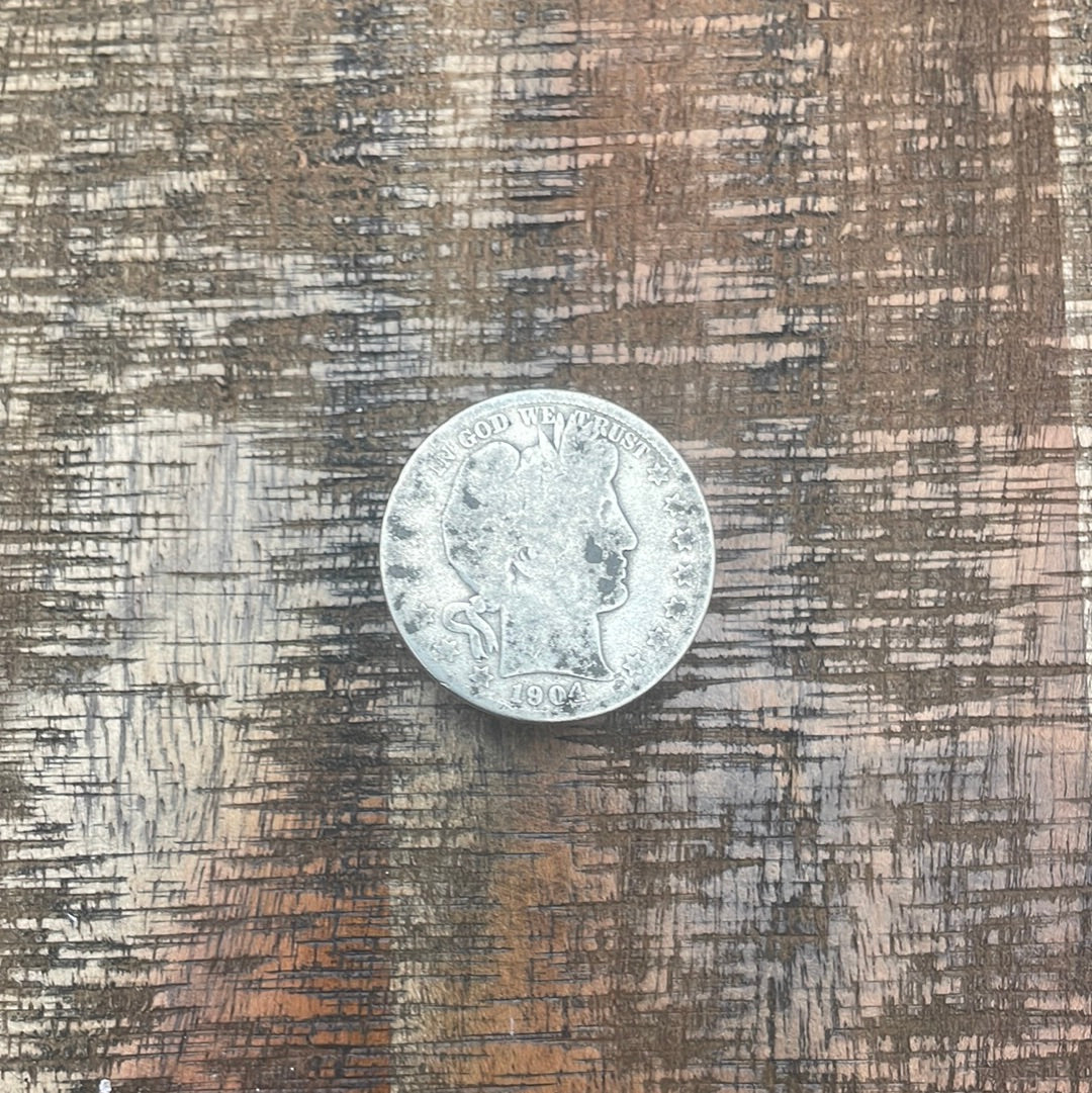 1904-S 50C US Barber Half Dollar