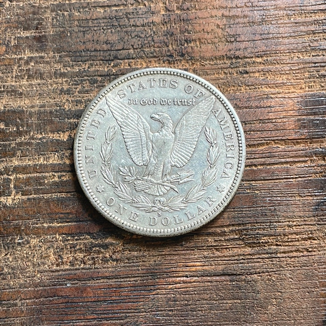 1880-S $1 US Morgan Silver Dollar