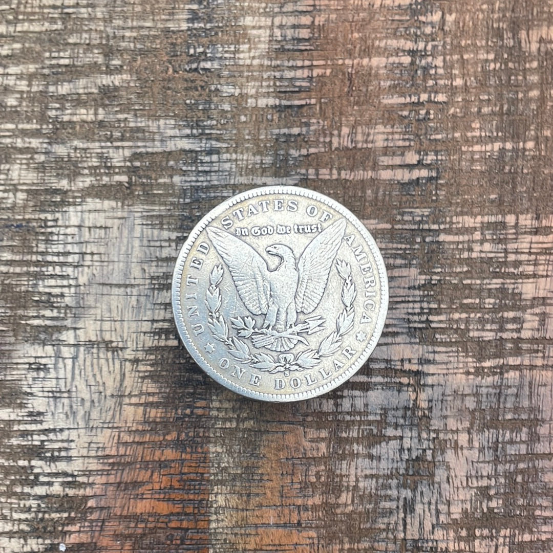 1897-S $1 US Morgan Silver Dollar