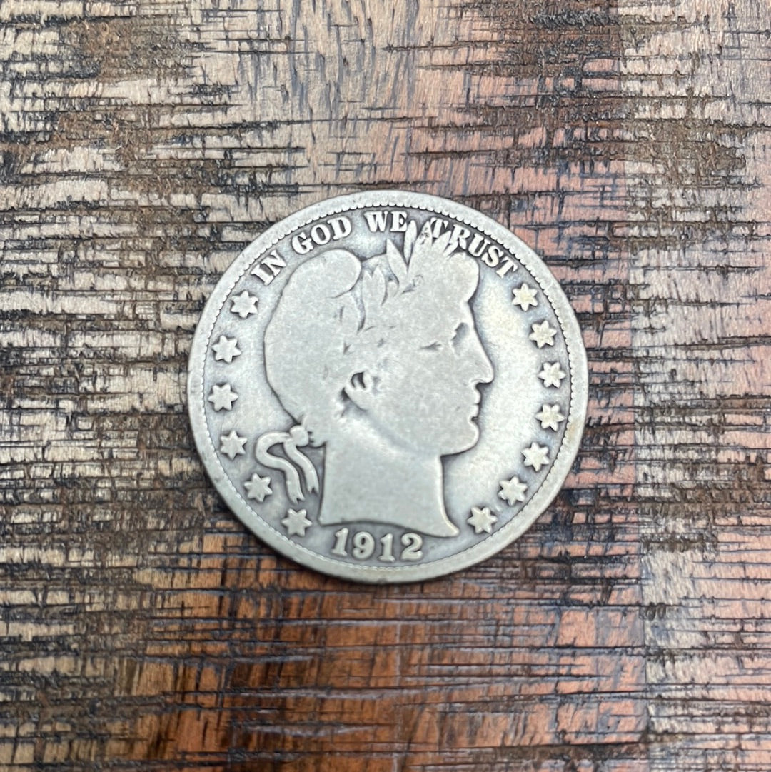 1912-D 50C US Barber Half Dollar