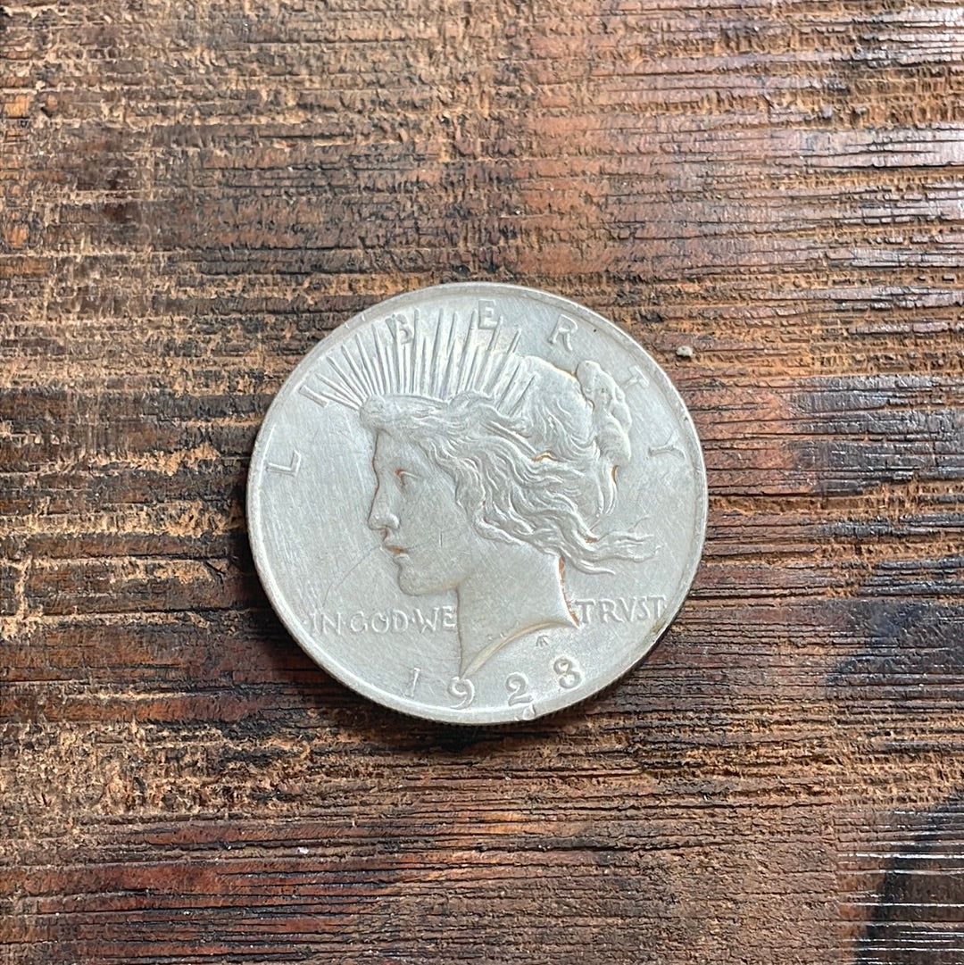 1923 $1 US Silver Peace Dollar