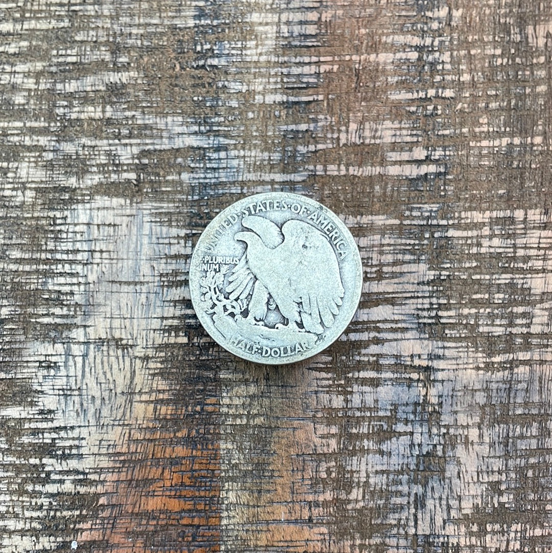 1920 50C US Walking Liberty Half Dollar
