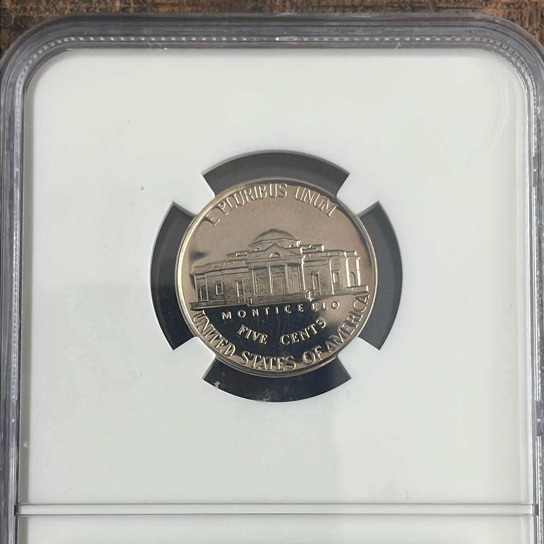 1956 5c US Jefferson Nickel NGC PF68