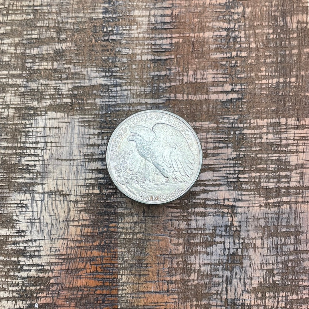 1942 50C US Walking Liberty Half Dollar