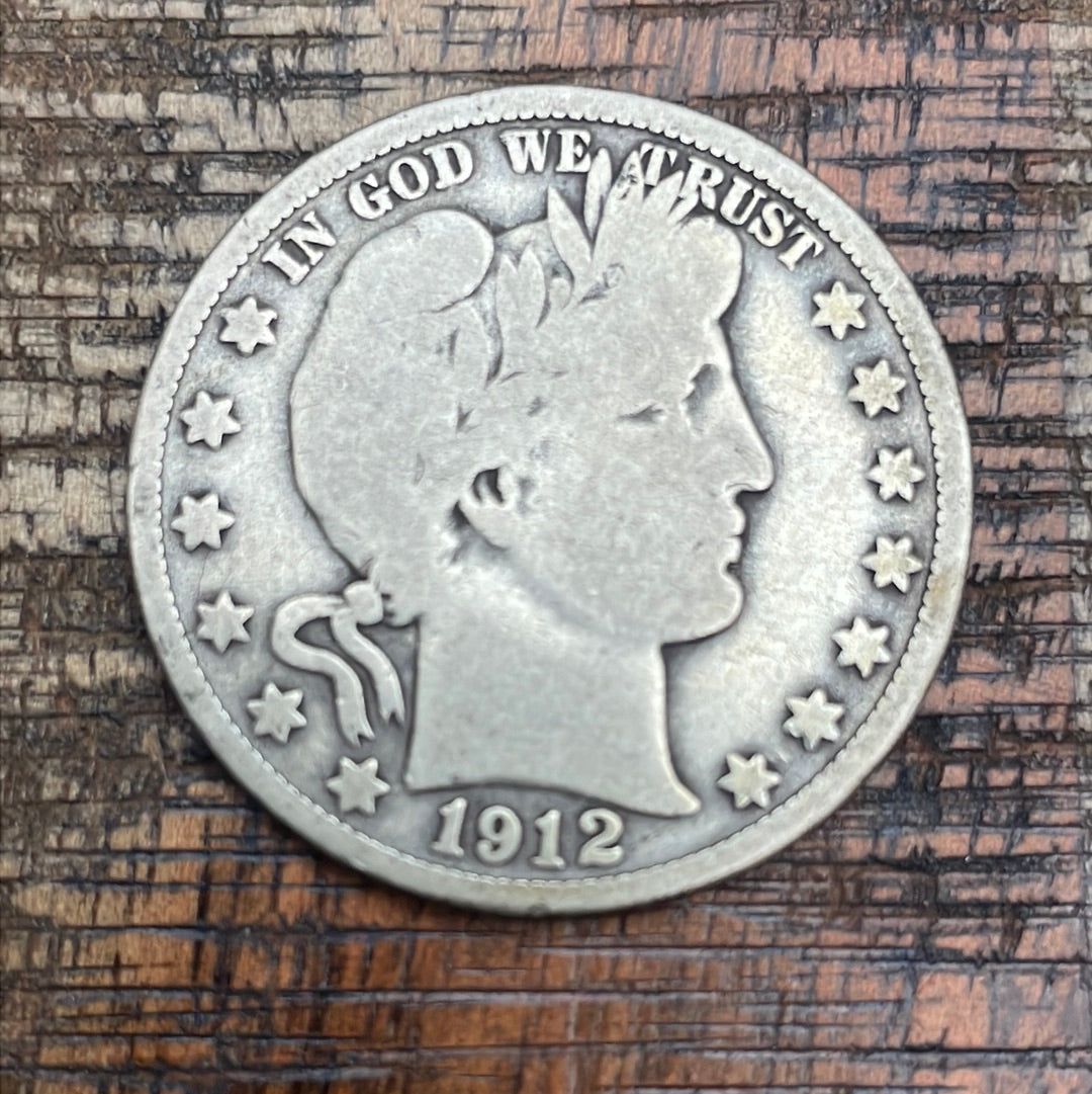 1912-D 50C US Barber Half Dollar
