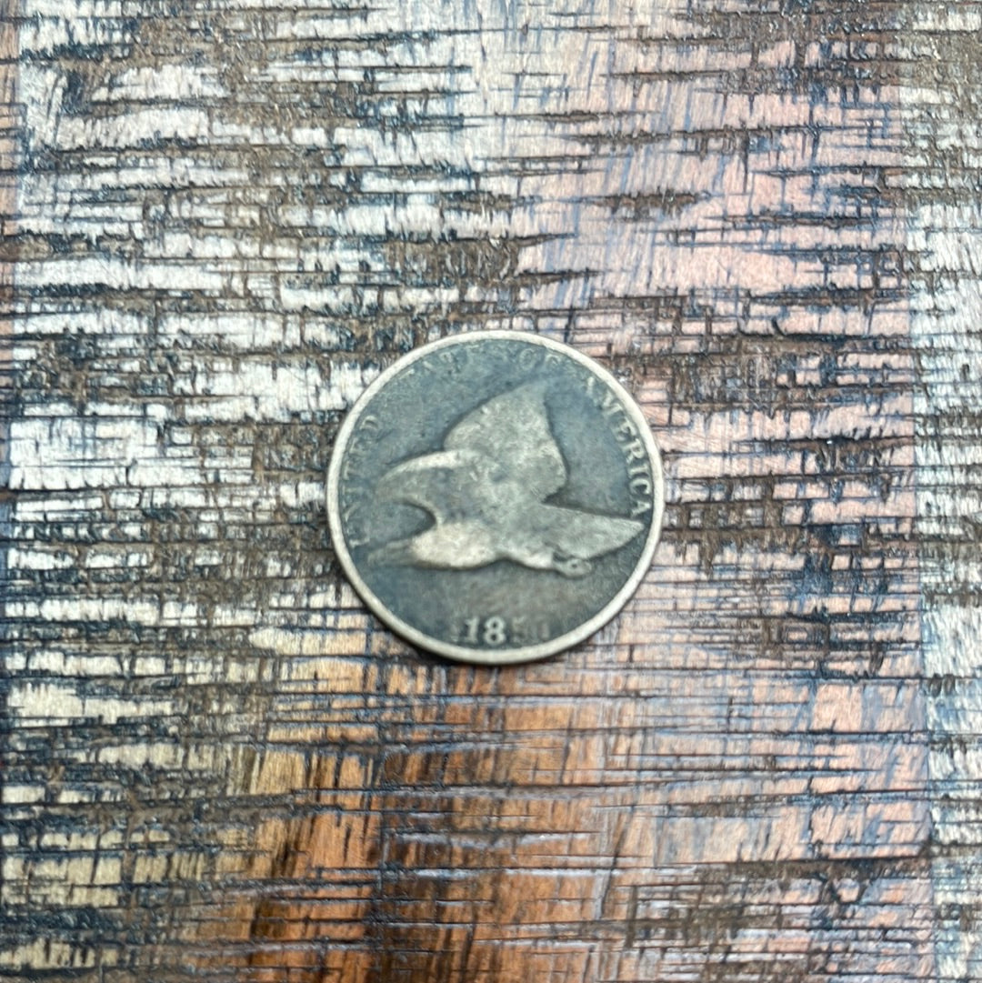 1857 1c Flying Cent