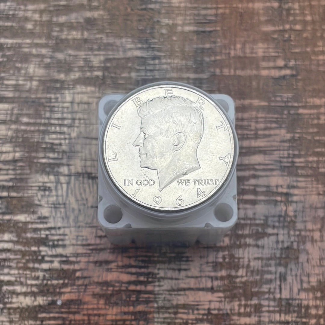 1964 50C BU/UNC Kennedy Half Dollar Roll $10 - 20 Coin Lot ~90% Silver