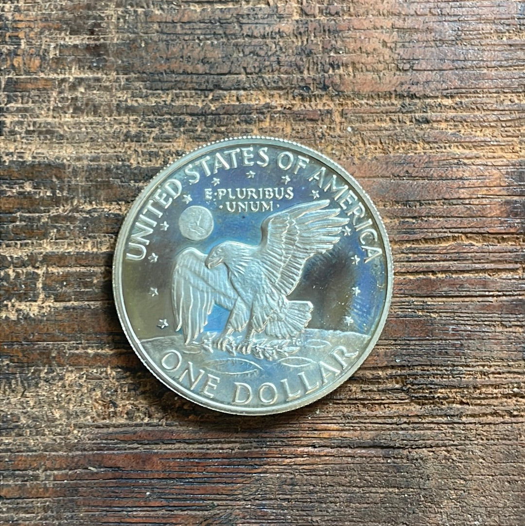 1972-S $1 US Eisenhower Dollar 40% Silver