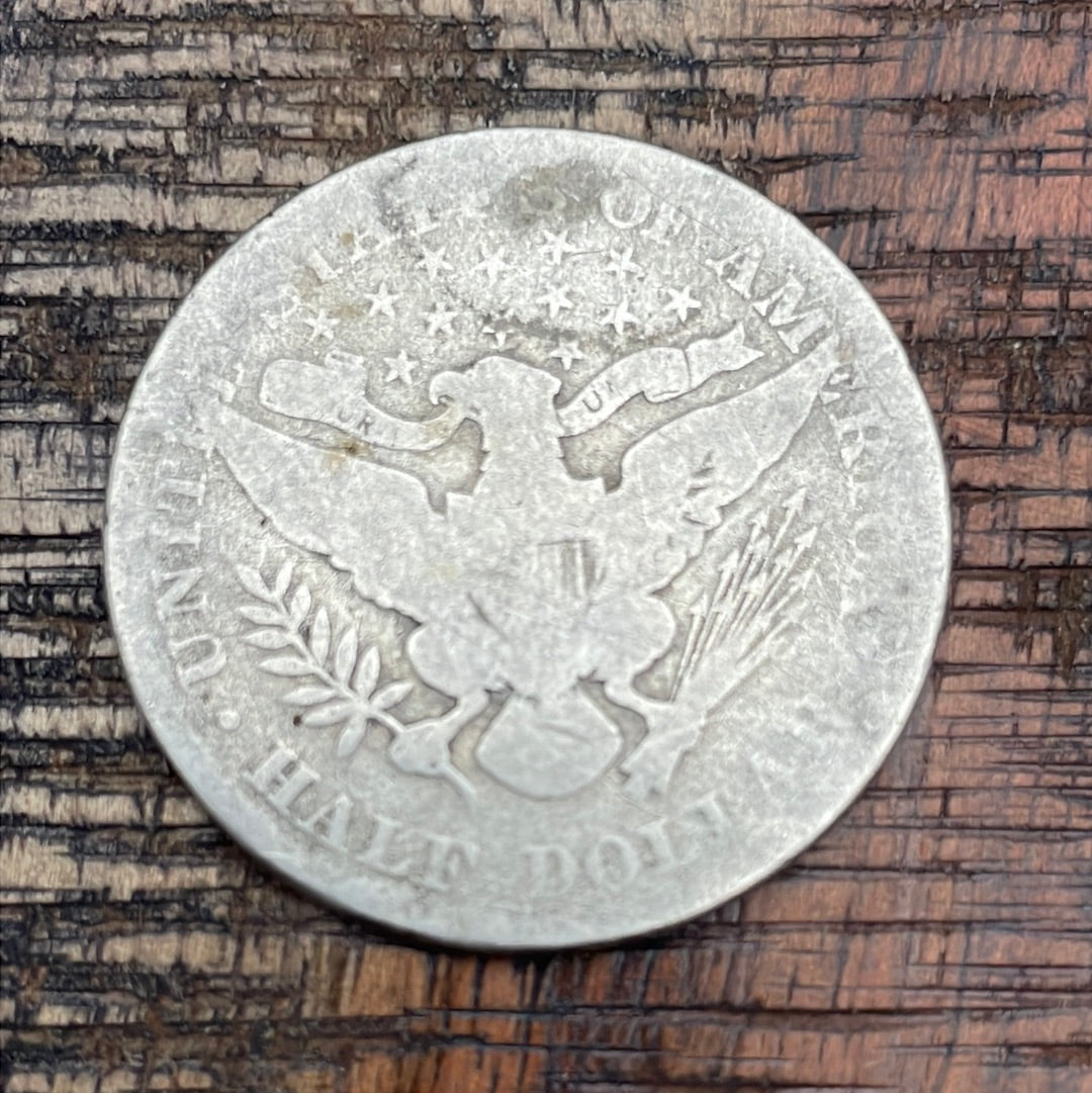 1906 50C US Barber Half Dollar