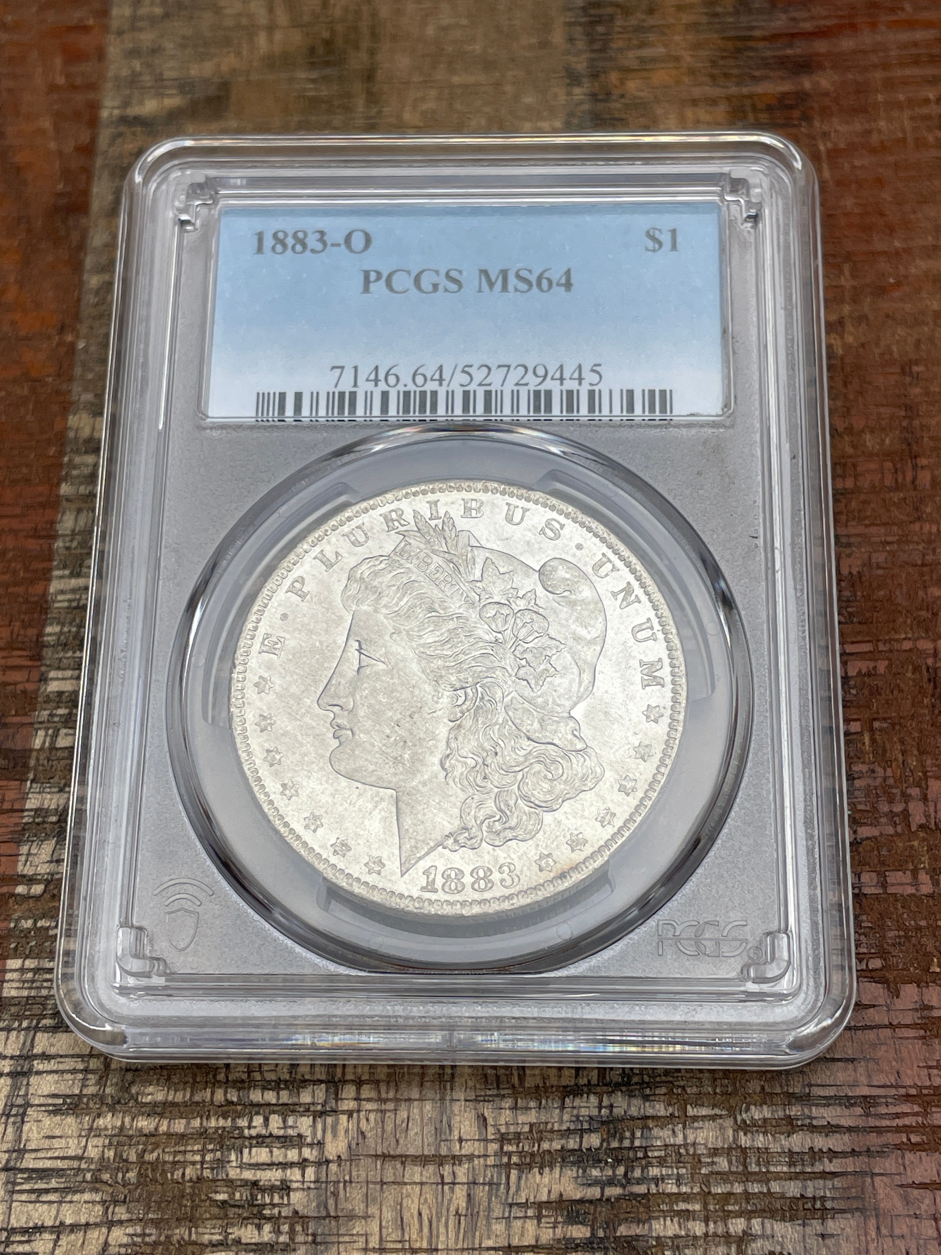 1883 O US $1 Morgan Silver Dollar PCGS MS64