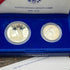 1986-S US Mint Proof Liberty 2 Coin Set Silver Dollar & Clad Half Dollar