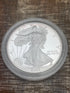 2003-W $1 US American Silver Eagle Proof Coin~Capsule, Presentation Case, and Box with COA