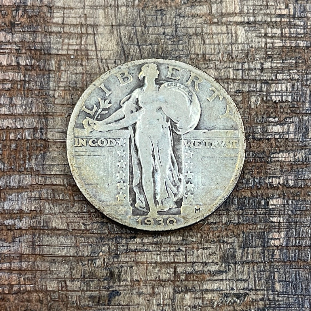 1930 25C US Standing Liberty Quarter