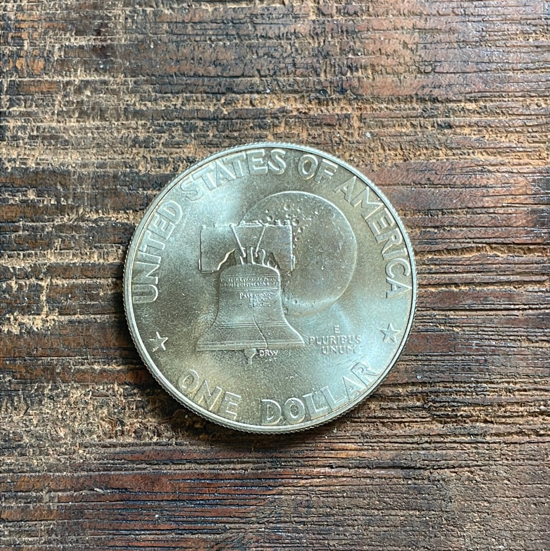 1976-S $1 US Bicentennial Eisenhower Dollar 40% Silver