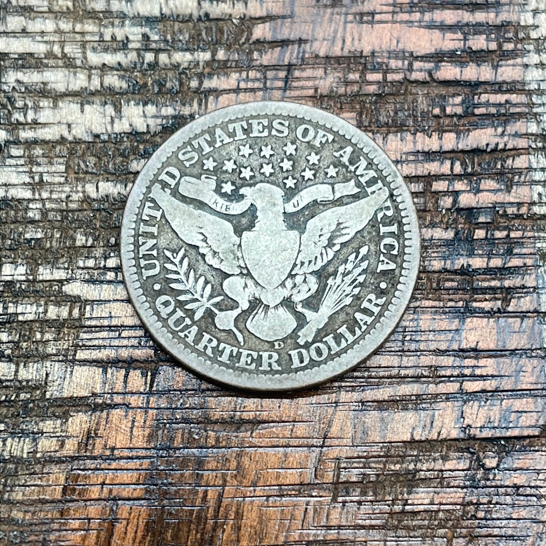 1916-D 25C US Barber Quarter