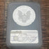 2021-W $1 US American Silver Eagle~ Heraldic Eagle T-1~ Congratulations Set~ FDOI~ NGC PF70 Ultra Cameo ~ Mercanti Signed.