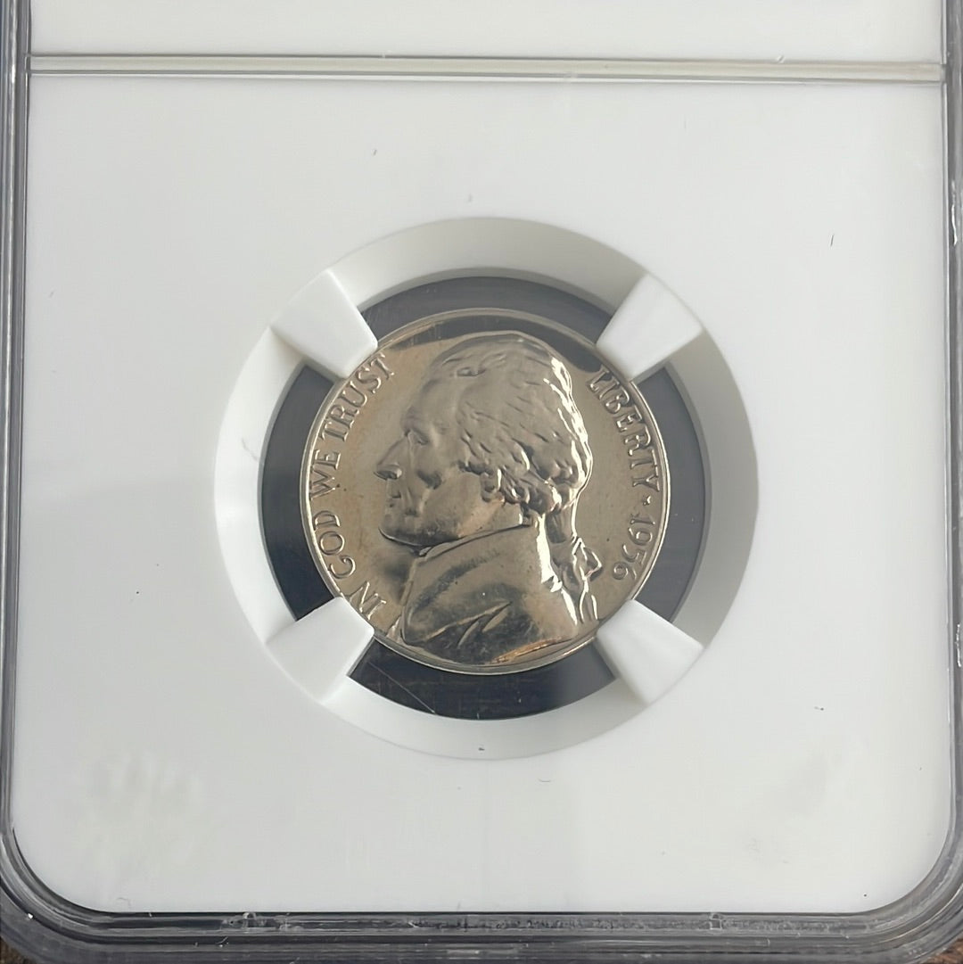 1956 5c US Jefferson Nickel NGC PF68