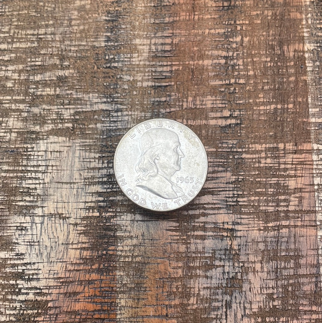 1963-D 50C US Franklin Half Dollar