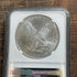 2021-S $1 US Silver Eagle. Eagle Landing T-2 NGC MS69
