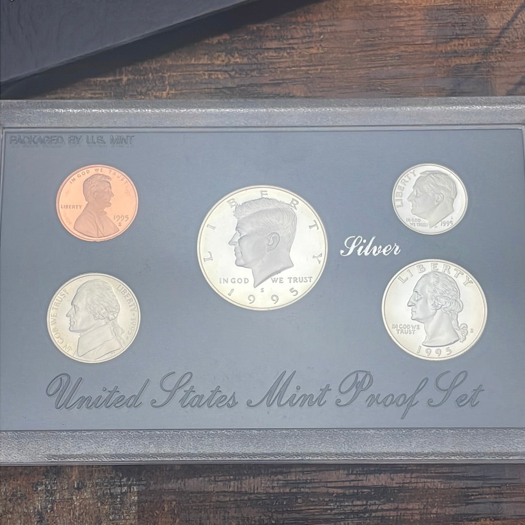 1995-S Silver Proof Set in OGP with COA