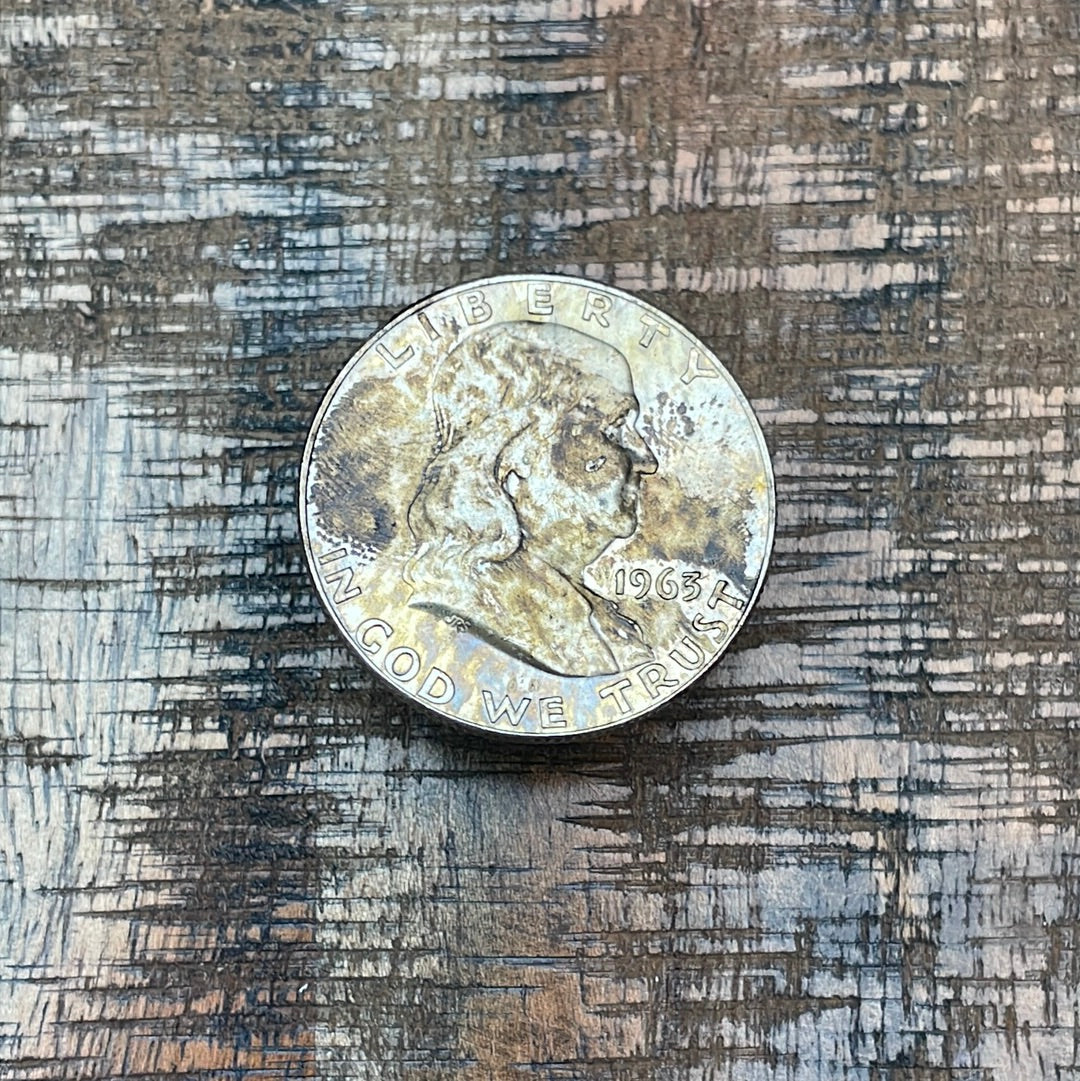 1963-D 50C US Franklin Half Dollar