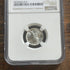 1943-D 10c US Mercury Dime. NGC MS66