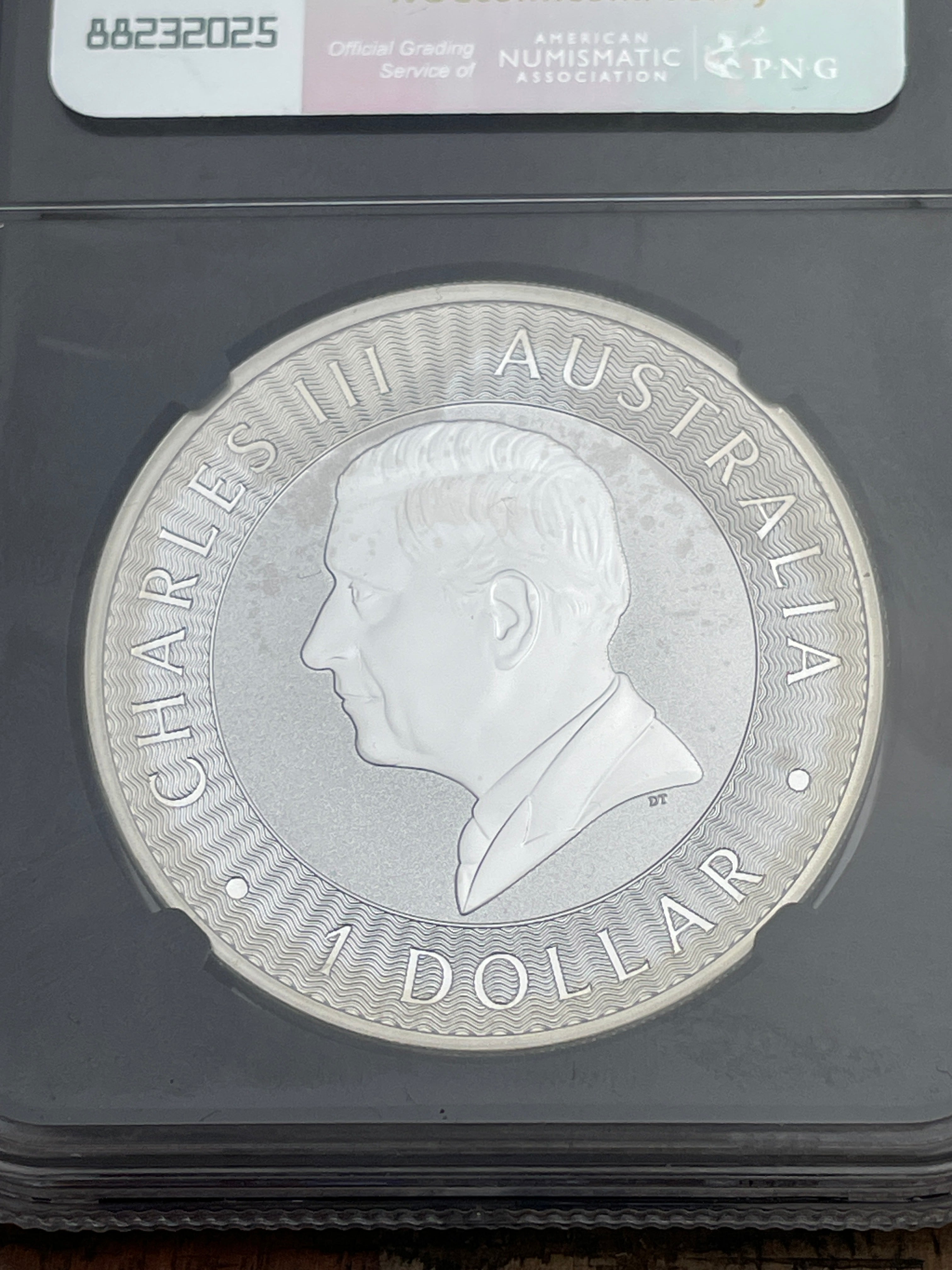 2024 P Australia $1 Kangaroo 1ox .9999 Silver NGC BU