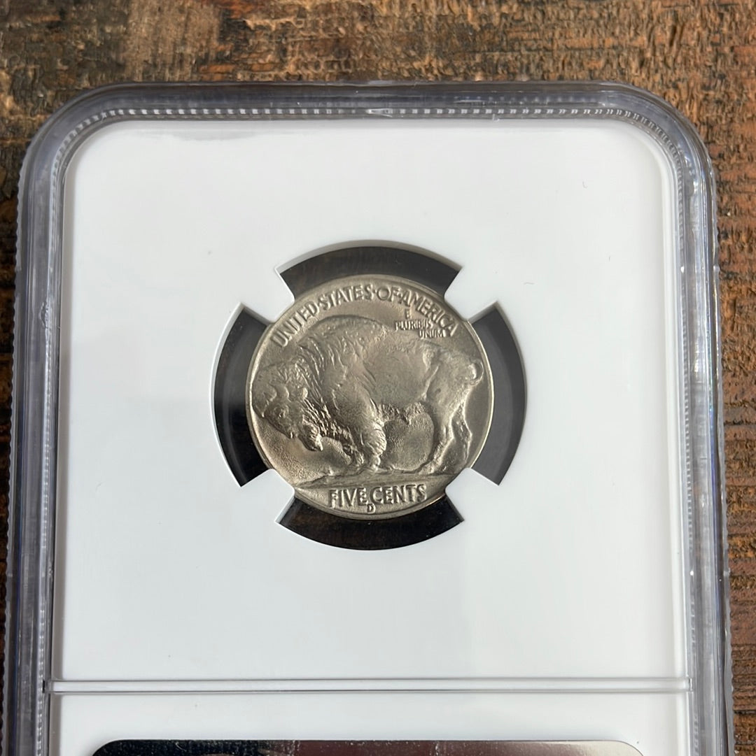 1938-D/S 5c US Buffalo Nickel NGC MS66