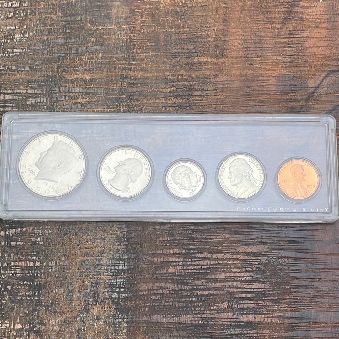 1990 Proof Set in Whitman Case