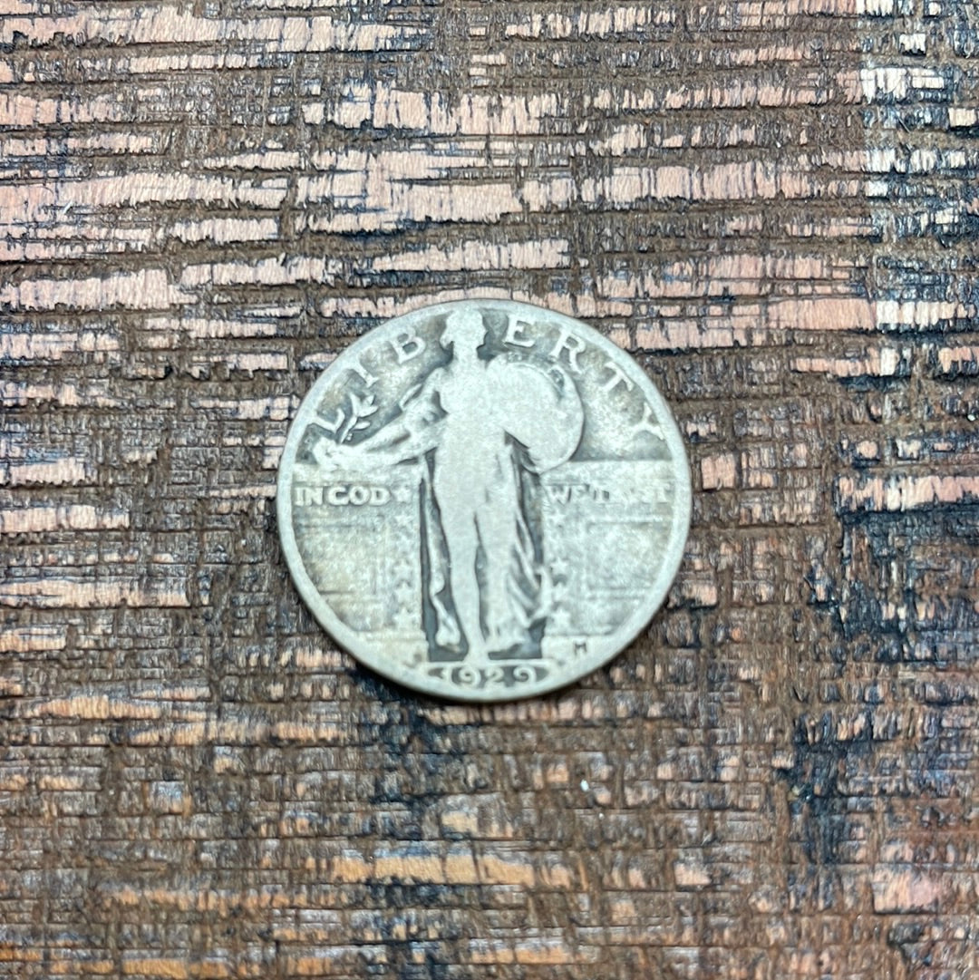 1929 25C US Standing Liberty Quarter