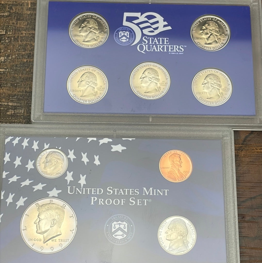 1999 - 9 Coin-Proof Set in OGP